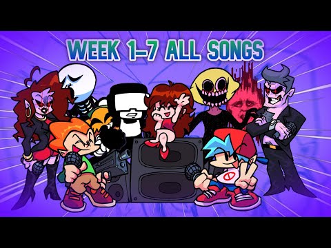 Friday Night Funkin' - All Songs Weeks 1 to 7 (Week 7 Update)