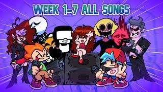 Friday Night Funkin - All Songs Weeks 1 to 7 (Week