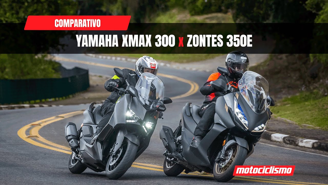 Yamaha XMAX 300 x Zontes 350E: qual scooter vale mais a pena?
