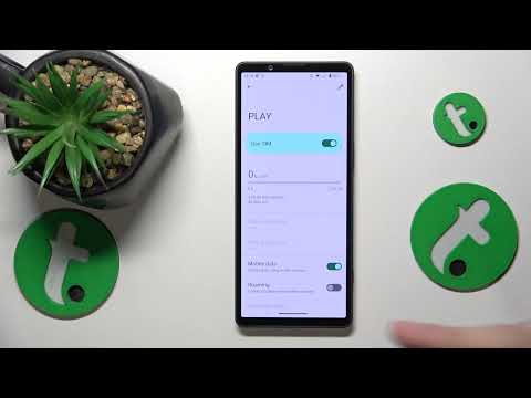 How to Change the SIM Card Preferences on SONY Xperia 5 V