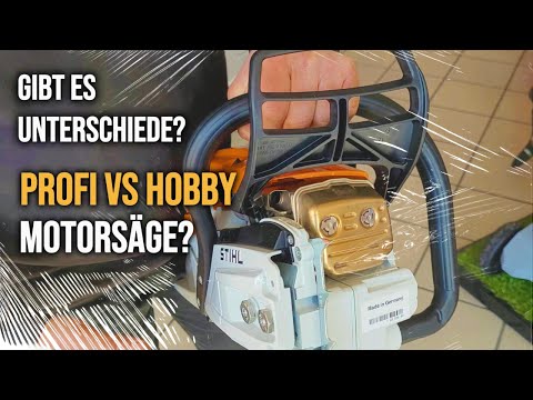 Hobby und Profi Kettensäge! Unterschiede? Was passt besser zu dir?