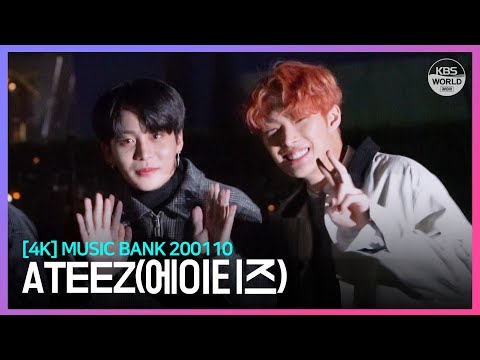 [4K] 200110 ATEEZ (에이티즈) 뮤직뱅크 출근길 (On the way to music bank)