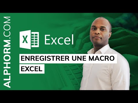Comment enregistrer une macro Excel 2019 Vidéo Tuto