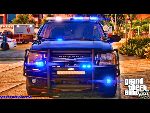 Sheriff Patrol|| GTA 5 Mod Lspdfr|| #lspdfr #stevethegamer55