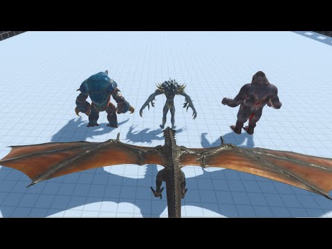 TEAM 4 BOSS VS FACTION | Animal Revolt Battle Simulator