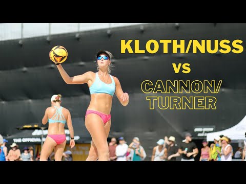 Kloth/Nuss vs. Cannon/Turner 2021 AVP Atlanta Open