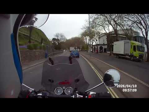 Cruising the English riviera on my Royal Enfield Interceptor 650. 