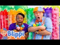 Learn Colors With Blippi In A Fun Ball Pit Game Blippi S Playdate Educational Videos For Kids
