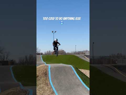 44 degrees today 🥶 #bmxallday #bmx