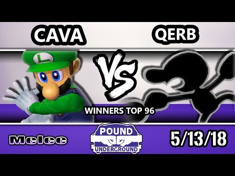 Pound Underground - Cava (Luigi) Vs. Qerb (Game and Watch) - Smash Melee Winners Top 96