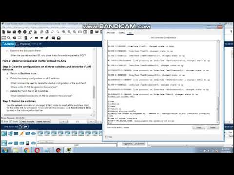 3.2.8 Packet Tracer - Investigate a VLAN Implementation