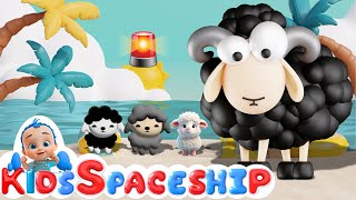 Baa Baa Black Sheep - Baby Black Sheep Happy Animal | Kids Spaceship | Nursery Rhymes & Poem Song