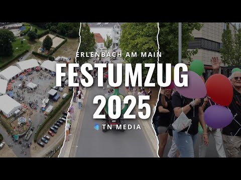 65 Jahre Weinfest Erlenbach am Main – Festumzug 2025 🍷🚶‍♂️| TN Media
