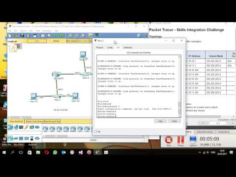 6.5.1.2 Packet Tracer Skills Integration Challenge