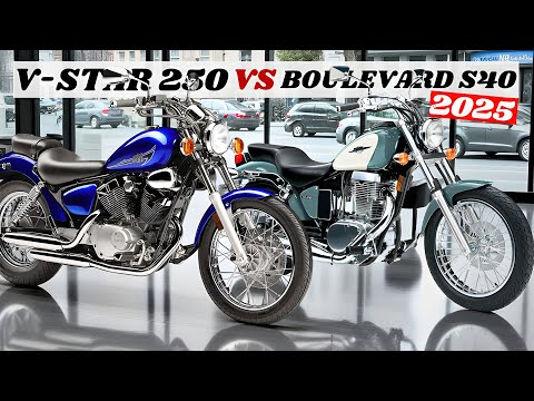 2025 Yamaha V-Star 250 vs Suzuki Boulevard S40 | Entry-Level Cruiser Clash