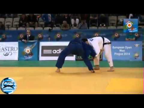 European Judo Open Men Prague 2014 Final -60kg BAGIROV Arif (BLR) - IMASHEV Aibek (KAZ)