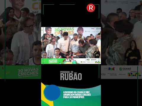 Prefeito Edim Oliveira autoriza construção de nova creche ao lado de Elmano e Camilo Santana