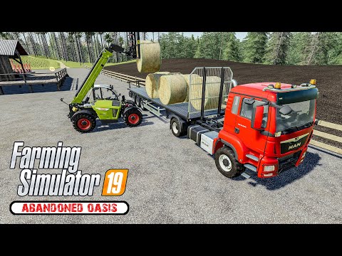 Selling the straw bales! ★ Farming Simulator 2019 Timelapse ★ Oasis Springs ★ 12