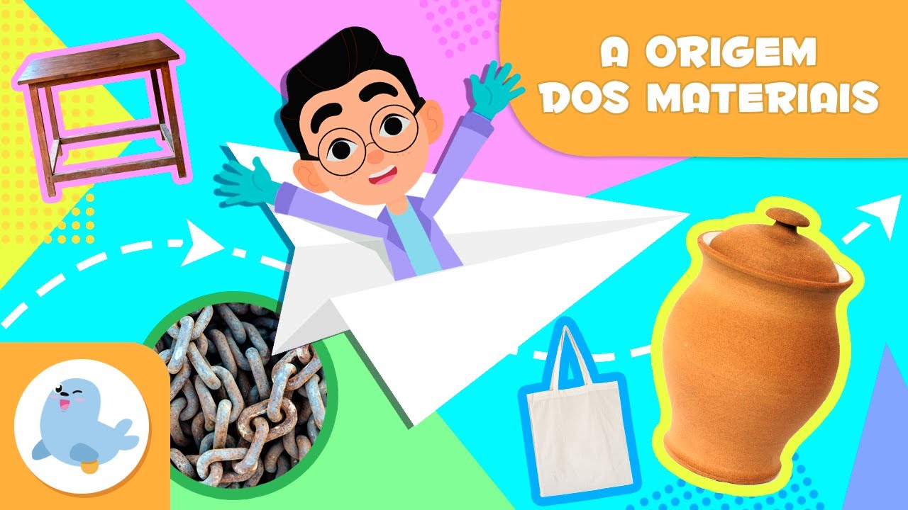 A ORIGEM DOS MATERIAIS 🧶 Classificação dos materiais para crianças 🧱 Naturais e artificiais