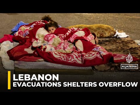 Lebanon’s humanitarian crisis deepens as evacuations grow and shelters overflow