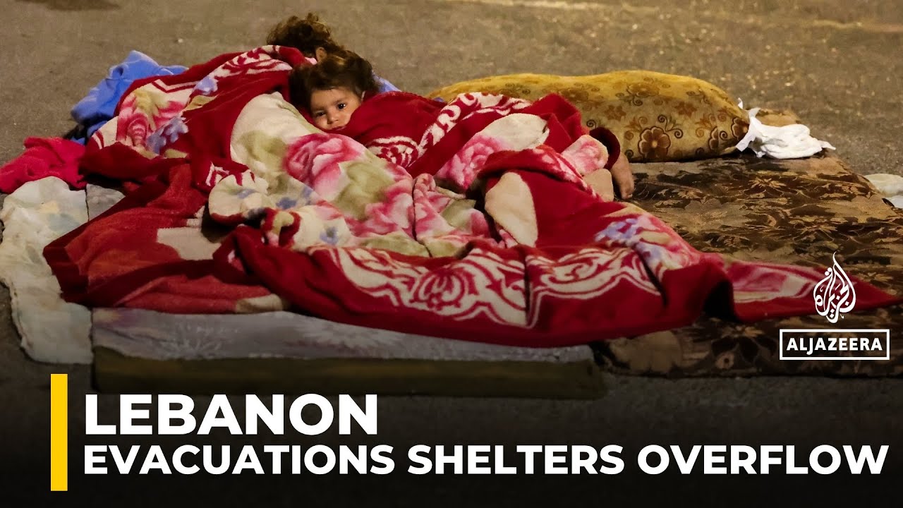 Lebanon’s humanitarian crisis deepens as evacuations grow and shelters overflow