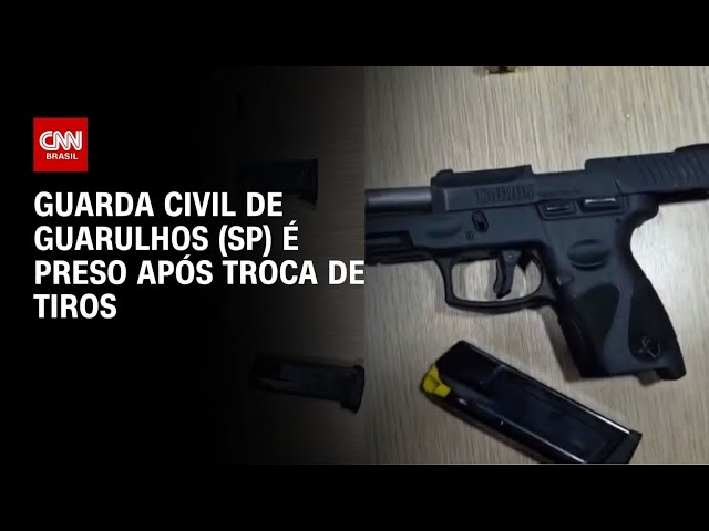 GCM é preso com arma furtada após troca de tiros na zona Sul de SP | AGORA CNN