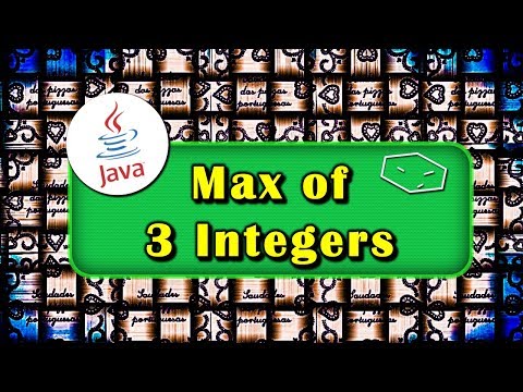 max of three integers in java