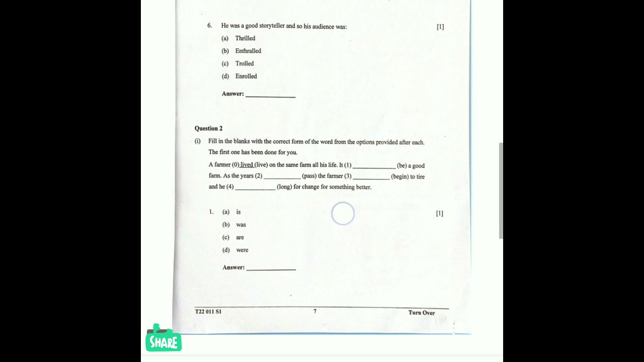 Icse English language question paper semester 1 #icse