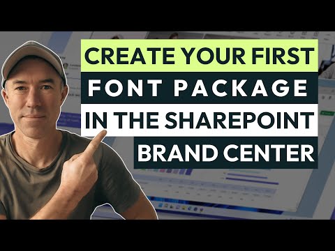 SharePoint Brand Center - How to Create your first Font Package SharePoint Brand Center - How to Create your first Font Package