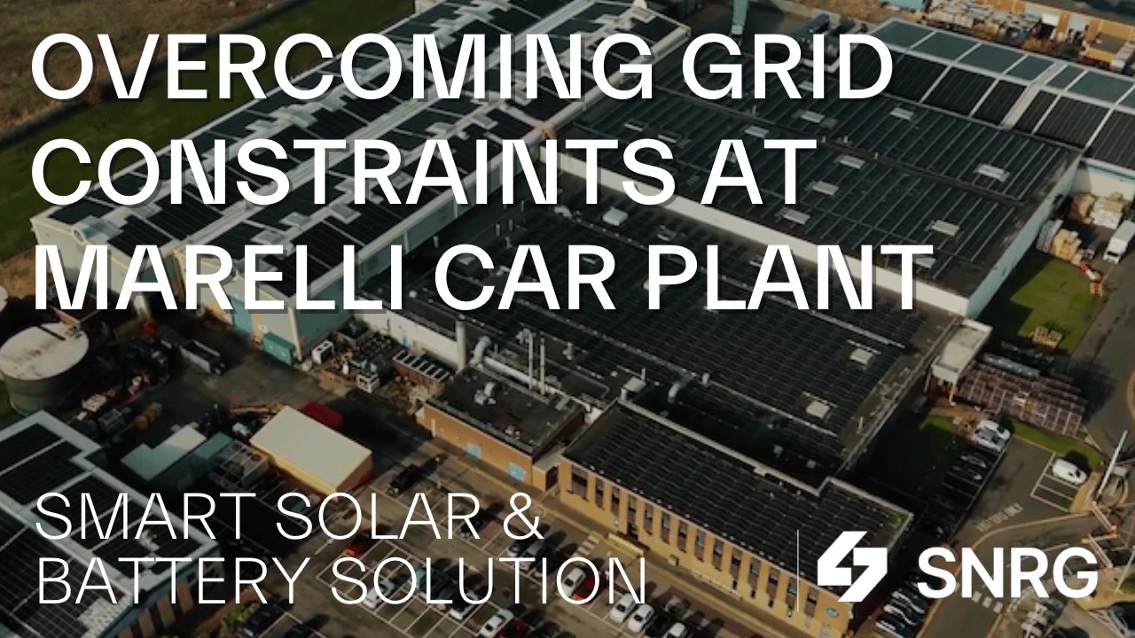 SNRG and Marelli Overcoming DNO Export Limits on Commercial Solar