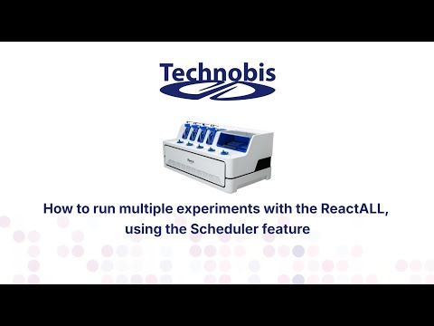 How to run multiple experiments with the ReactALL, using the Scheduler feature