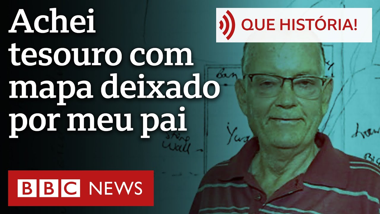 'Como encontrei tesouro enterrado na 2ª Guerra com mapa desenhado a mão por meu pai'