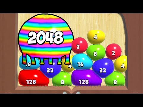 Ball Run Infynity vs Puff Blob Merge 3D - 123456789 ⭐ Max Level Gameplay (Part 1)