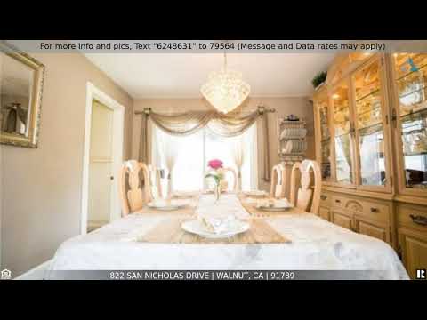 Priced at $998,888 - 822 San Nicholas Drive, Walnut, CA 91789