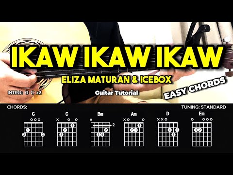Ikaw Ikaw Ikaw - Eliza Maturan, ICEBOX | Easy Guitar Tutorial For Beginners (CHORDS & LYRICS)