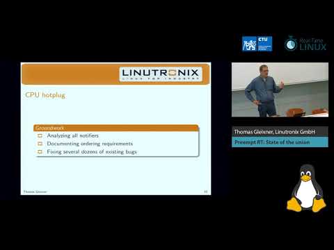 Thomas Gleixner: Preempt RT: State of the union