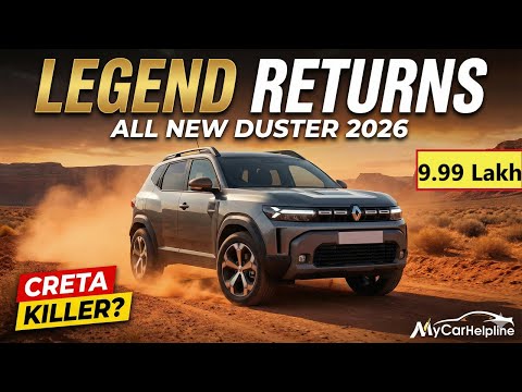Renault Duster 2026 : Asli SUV Ki Wapsi !! Exclusive Details