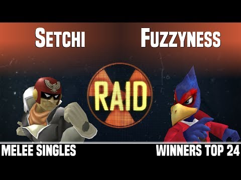 RAID - Setchi (Captain Falcon) vs Revo | Fuzzyness (Falco) - MELEE SINGLES - WINNERS TOP 24