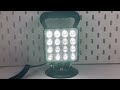 Magnetické pracovné LED svetlo - 12/24V bielo-oranžové / 16x3W + 16x1W / ECER10 (115x190x47mm) - Video Youtube