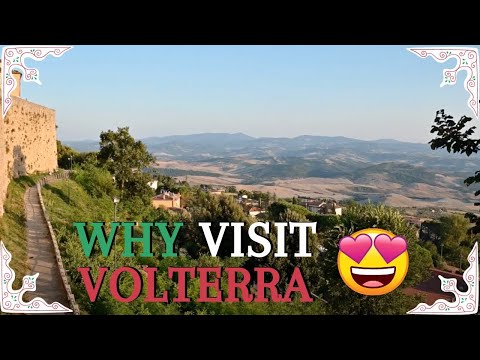 Beautiful city of Volterra in Italy is a Small Pearl of Tuscany 😏