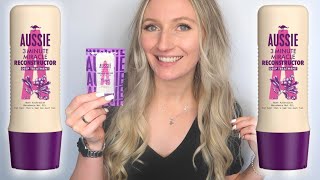 AUSSIE 3 MINUTE MIRACLE RECONSTRUCTOR HAIR MASK REVIEW