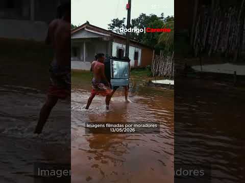 Chuvas fortes põe em risco a vida de pessoas em Tartarugalzinho/AP