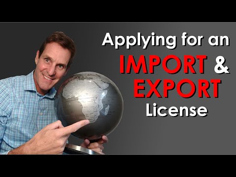 , title : 'Import Export License'