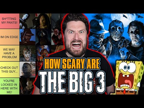 How Scary Are The Big 3? | Tier List (Freddy, Michael & Jason Ranked)