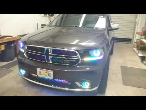 2017 Dodge Durango Flow Series Custom Headlights & Grille Lighting
