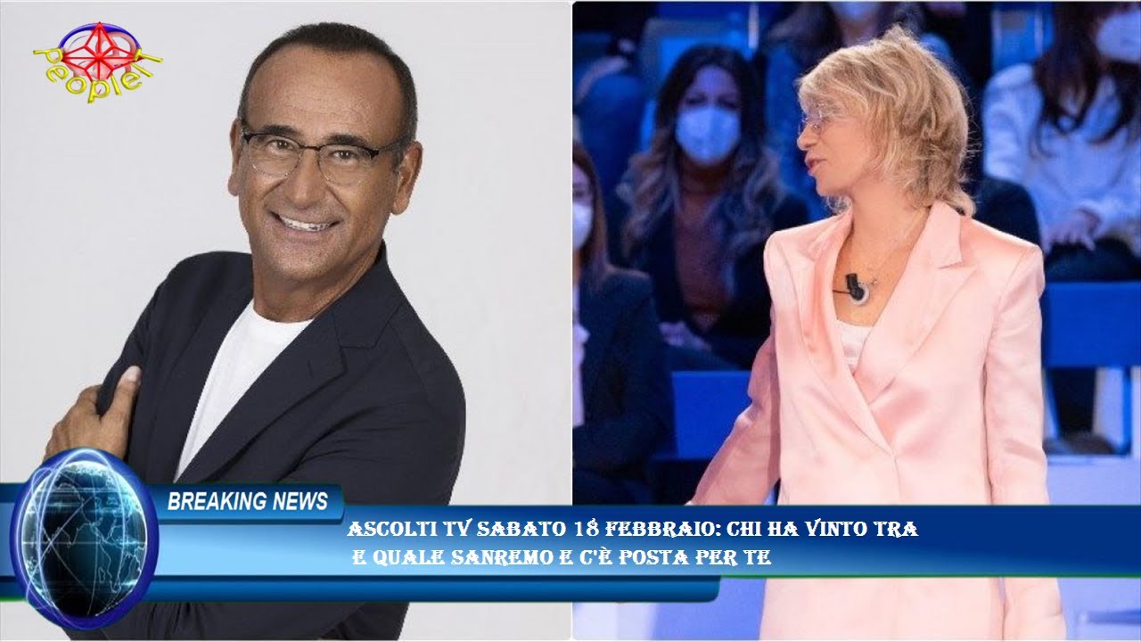 Ascolti tv sabato 18 febbraio: chi ha vinto tra  e Quale Sanremo e C'è posta per te