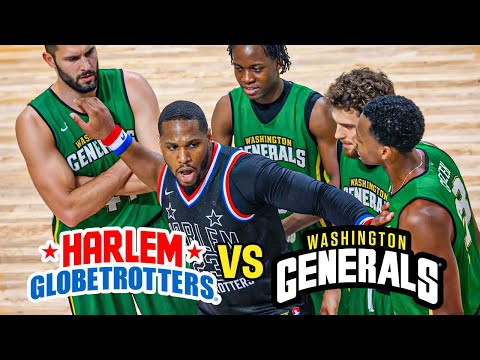 Harlem Globetrotters vs. Washington Generals: No-Look Passes and Best Shots