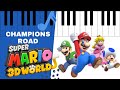 Champion Road Super Mario 3D World Synthesia Piano Tutorial