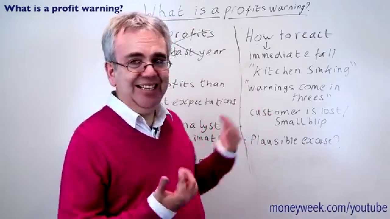 What is a profit warning? - YouTube