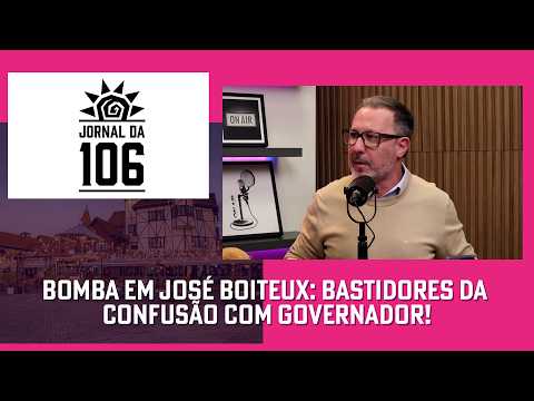 BOMBA EM JOSÉ BOITEUX: BASTIDORES DA CONFUSÃO COM GOVERNADOR!